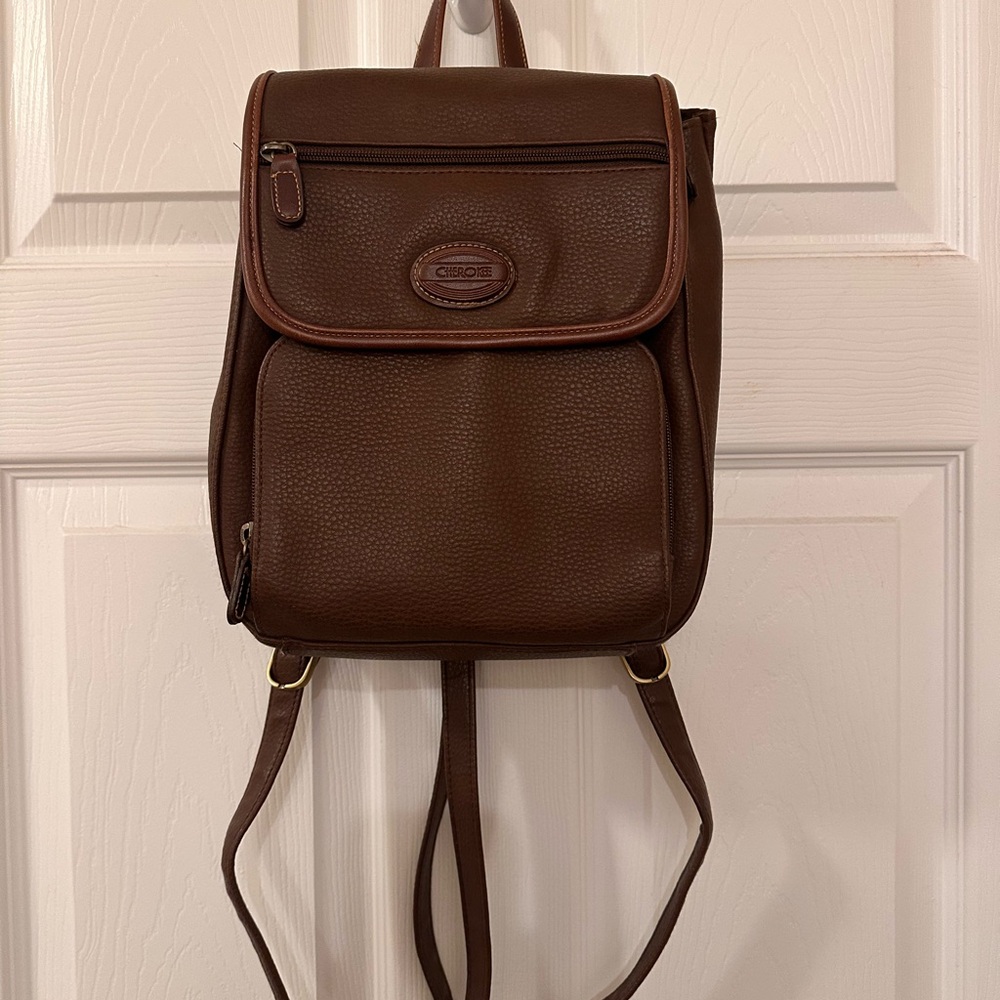 Brown Mini Backpack